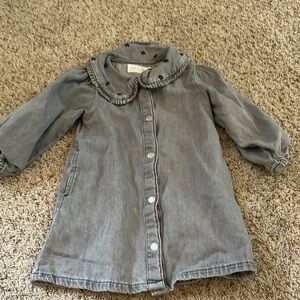 Kids Gray Denim Jacket